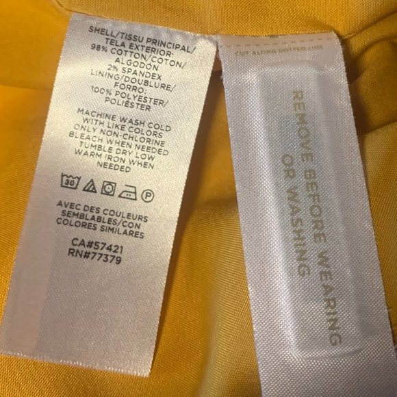 Ann Taylor Yellow Coat - Picture 10 of 10